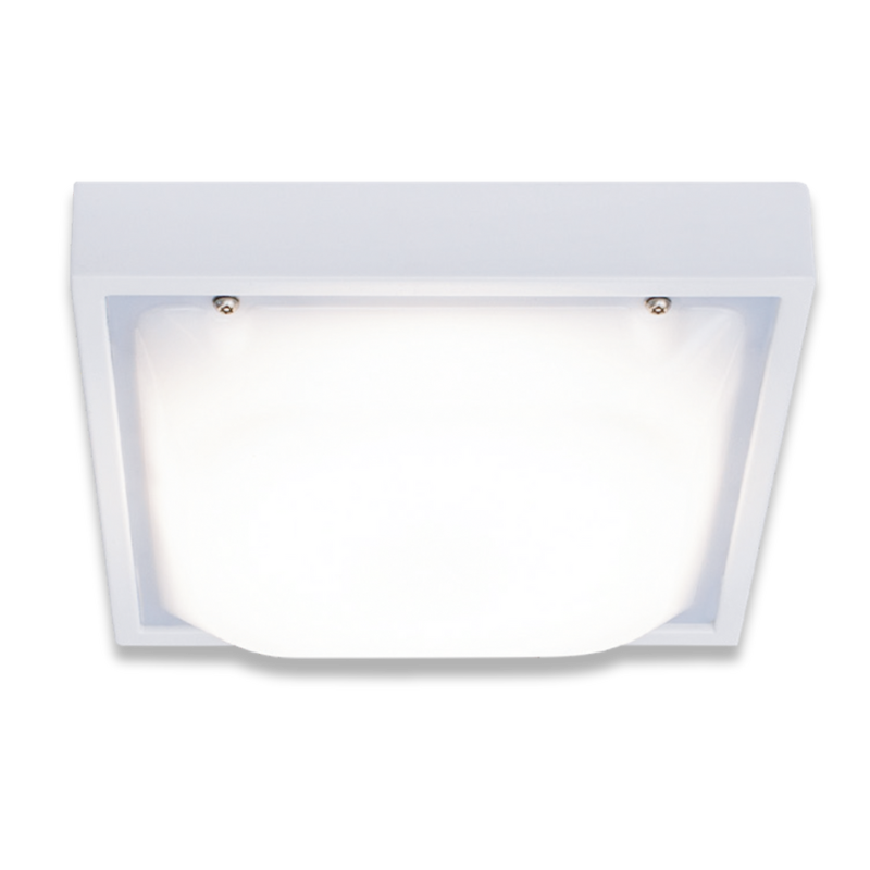 Acrospire Serifa Square vandal resistant square bulkhead luminaire