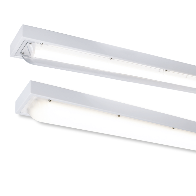 Acrospire Serifa Linear opal and clear linear light