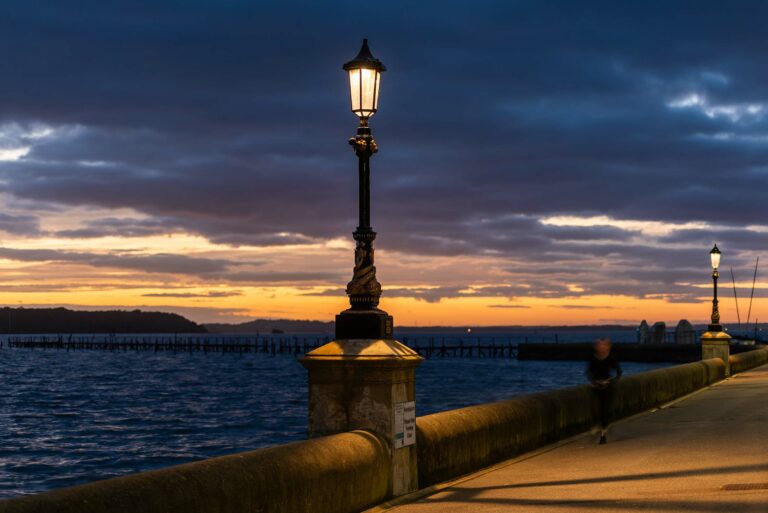 beautiful heritage marine lighting at Sandbanks