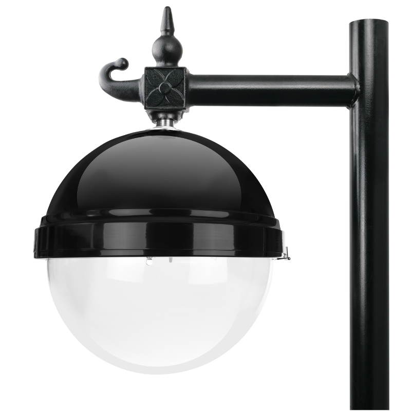 Acrospire Ealing luminaire spherical car park light